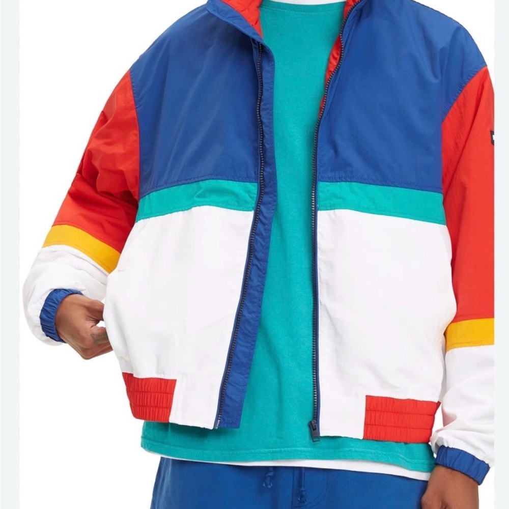 Tommy Jeans men M size Blue and Red vintage look  Windbreaker jacket